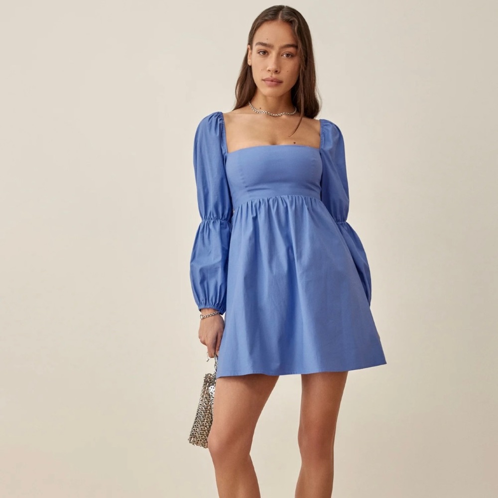 Reformation Michaela Dress in Dusk